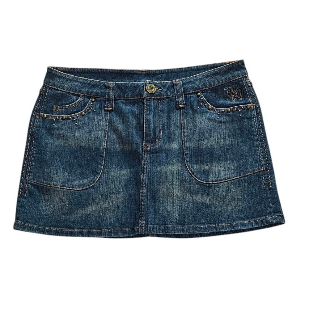 Harley-Davidson Women's NWOT Vintage Denim Skirt Size 10